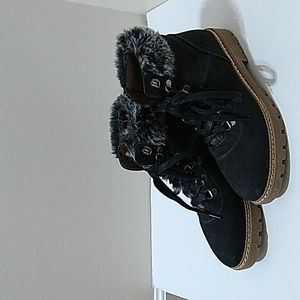 Boutique by Corkys Challenge Black Lace Up Boots